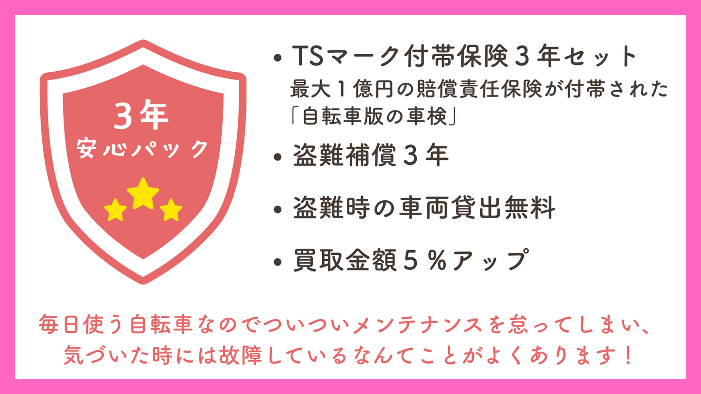 ブリヂストン　アルベルトスポーツ【通勤・通学 最強応援パック】