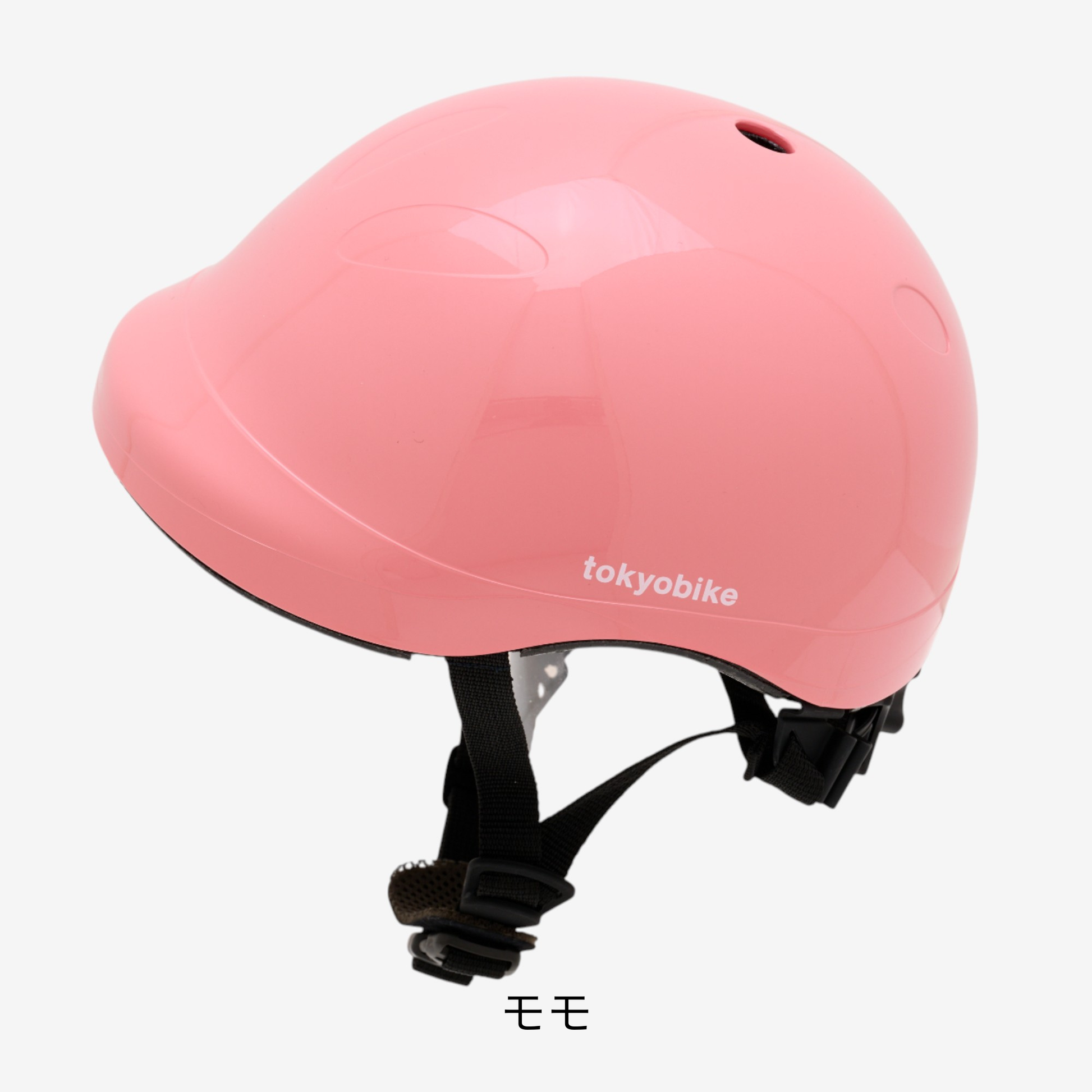 tokyo bikepaddle12インチモモ色、バイクスタンド、ヘルメット付き キックバイク用スタンド - トーキョーバイク